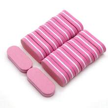 JEARLYU Bộ 10/20/50/100 miếng dũa móng tay mini hai mặt, độ nhám thô và mịn, dụng cụ chăm sóc móng tay, dụng cụ tẩy móng tay cầm tay dùng tại nhà. - Nhiều màu - Xem 28