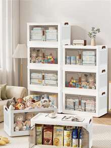 Storage Bins With Lids - Vitt - Visa 3