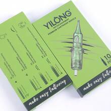 YILONG 10Pcs Tattoo Needles,Disposable Tattoo Needles Round Liner,Body Art Design Tattoo Supplies For Tattoo Artists And Beginners - View 2