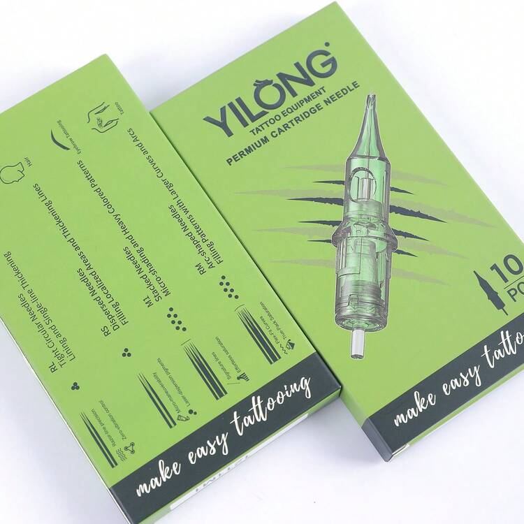 YILONG 10Pcs Tattoo Needles,Disposable Tattoo Needles Round Liner,Body Art Design Tattoo Supplies For Tattoo Artists And Beginners - View 2