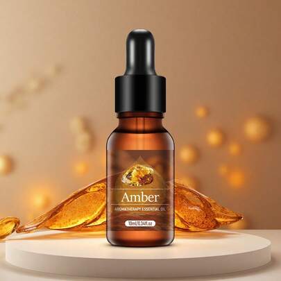 琥珀香氛木质精油滴管，适用于香薰机、蜡烛、香炉、香石、加湿器，生日礼物、车载香薰、节日礼物、派对礼物、家居香氛精油补充装