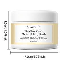 SUMIFANG Kem tẩy tế bào chết toàn thân đa năng 100g, nhẹ nhàng loại bỏ tế bào da chết thô ráp, nuôi dưỡng và dưỡng ẩm, tạo làn da mịn màng và rạng rỡ, cấp ẩm hiệu quả mà không gây cảm giác căng rát. - Nha đam - Xem 6