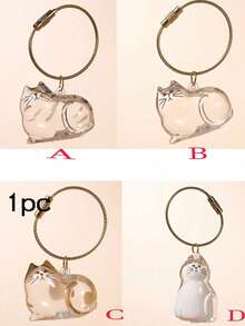 1pc Transparent Pet Hair Storage Box, Cute Animal Hair Capsule Hanging Decor, Dust-Proof Memorabilia Gift Box. (Note: Colors And Styles May Vary Slightly By Batch, But All Are Very Beautiful) - Multicolor - View 14