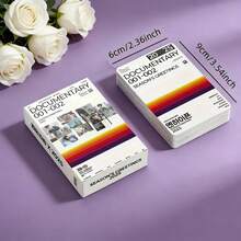 1pc EN 2025 Documentary Photo Cards, LOMO Cards For Fan Collection, Ideal Gift For Fans - Multicolor - View 1