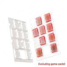 iplay Game Cartridgeinner Storage Tray Compatible With N-Switch/Switch 2 Game Card, 9-Game Card Expansion Slots*2-White (Excluding Shell And Game Card) - View 2