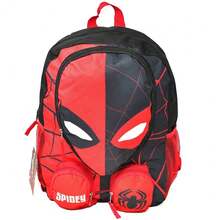 Marvel Head Kids Backpack 16" For School Bookbag For Boys Ages 3+, With 3 Front Pockets - Multicolor - View 4