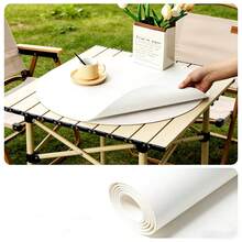 1pc Minimalist & Fashionable Round PU Leather Placemat, Suitable For Dining Table, Coffee Table, Desk, Manicure Desk, Coaster, Various Round Tabletops, Waterproof, Oil-Proof, Easy To Clean - Multicolor - View 4