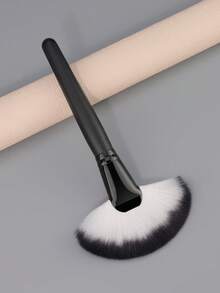 1支蓬松面部刷，专业高光腮红粉刷，修容粉刷，颧骨扇形刷，柔软化妆工具，适用于化妆粉腮红 - 彩色 - 查看 6