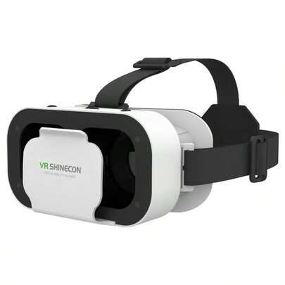 1pc VR Virtual Reality Headset, Smartphone Compatible Lens Helmet, High Definition Viewing, No Battery Required