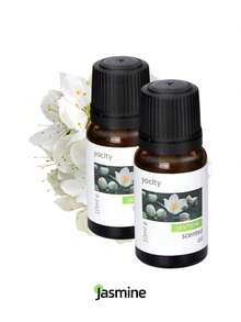 2瓶10毫升薰衣草/香草精油，天然植物精油，适用于家居香薰机、空气净化器、蜡烛、加湿器等，另有玫瑰、檀香、樱花、茉莉、柠檬、香草和海洋之梦等香型可选。 - 多色 - 查看 13