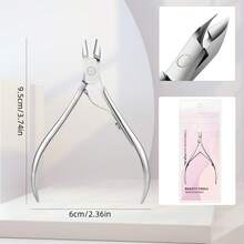 5mm Professional Nail Care Tool Set, Featuring Ultra-Sharp Stainless Steel Nail Clippers, Medical-Grade Nail Trimmer For Fingers And Toes, Easily Removes Calluses, Ergonomic Handle For Home, Salon, Manicure Class, Travel, Suitable Gift For Nail Technicians, Men And Women, Christmas, Birthday, Valentine's Day, Mother's Day - Silver - View 12