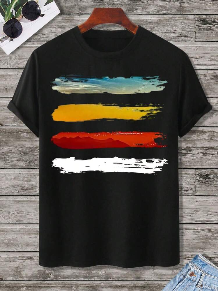 Men T-Shirts - Black - View 2