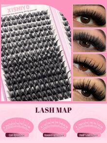 Bộ 384 sợi mi giả riêng lẻ, sổ mi giả, mi giả chùm, tự làm nối mi, mi giả chùm, mi giả riêng lẻ, mi giả, bộ dụng cụ nối mi mềm nhẹ, bộ keo dán mi, thích hợp sử dụng hàng ngày, đám cưới, hẹn hò, tiệc tùng, lễ hội âm nhạc, Halloween, mi chùm, mi riêng lẻ, trang điểm mi giả chuyên nghiệp - Nhiều màu - Xem 7