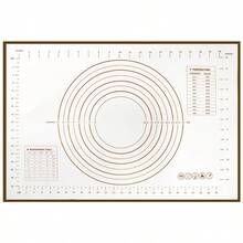 Large Silicone Baking Mat With Red Measurement Markings, Non-Slip Dough Mat For Pizza & Cookies - Multicolor - View 14