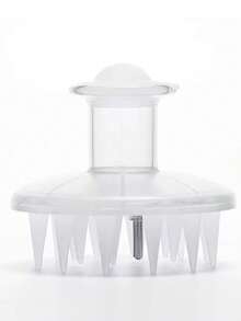 新款硅胶头皮涂抹器，可盛放精油，按摩刷，护发梳，美发造型工具 - 彩色 - 查看 8