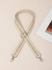 Ins Retro Style Woven Shoulder Strap, Adjustable Wide Pressure-Relieving Bag Strap, One Shoulder Crossbody Bag Replacement Strap Accessory - Multicolor - View 8
