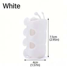 1PC Heavy Duty Shower Suction Cup Holder, No Drilling Soft Glue Mount, Removable Bathroom Shower Bracket - A - View 11