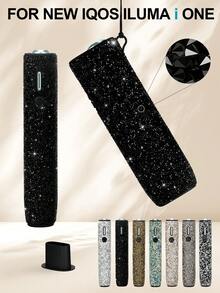 BLBLBL 1 Set Multi-Color Fully Rhinestone Shiny Soft Protective Case With Hanging Hole, Suitable For 6th Generation IQOS ILUMA I ONE & Irma I ONE E-Cigarette - I ONE - View 2