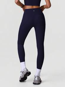Sodalemon Quần tập yoga nữ không đường may, có túi bên hông, cạp cao co giãn, legging tập luyện không lộ đường may khi ngồi xổm. - Xanh đậm - Xem 4