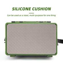 Caja/mochila multifunción para almacenamiento de aparejos de pesca de 33,5 x 20,5 x 37 cm, caja de cebo de PE, color aleatorio - Multicolor - Ver 9