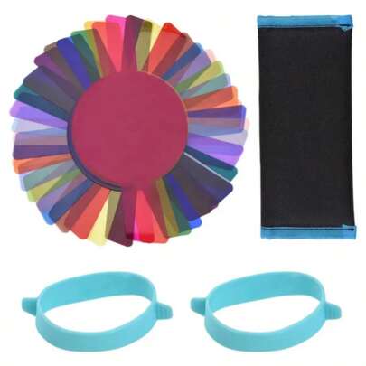 Filtros De Colores Gel Para Fotografía Camara 24 Piezas