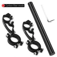 Bộ nối dài tay lái xe đạp WEST BIKING 25cm bằng sợi carbon, kẹp đôi bằng hợp kim, đa chức năng, phù hợp với tay lái mở rộng 18-35mm, trọng lượng nhẹ, tích hợp GPS và đèn xe đạp. - màu đen - Xem 11