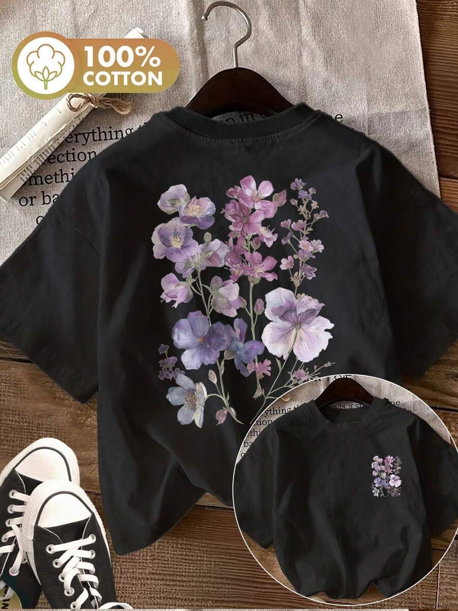 Women T-Shirts - 黑色 - 查看 1