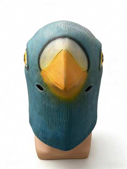 1 Stück realistisch süße Tauben Maske, Latex Kopfstück, Kostümzubehör, Halloween Cosplay Requisite, Bar Club Party Dekoration Fotografie Requisite, Bühnenauftritt Zubehör