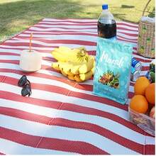Multifunctional Beach Mat Picnic Blanket, Waterproof & Portable For Outdoor Camping, Thickened & - Multicolor - View 5