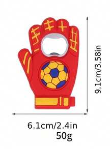 1 chiếc dụng cụ mở nắp chai chủ đề bóng đá World Cup - Thiết kế hình quả bóng đá, những quả bóng xếp chồng lên nhau, găng tay thủ môn, cầu thủ nhận bóng - Kết hợp silicon từ tính mạnh mẽ và thép không gỉ, thích hợp cho quán bar, sử dụng tại nhà, các bữa tiệc xem bóng đá, bia mùa hè, tiệc nướng BBQ, bộ sưu tập của người hâm mộ, quà tặng ngày lễ, quà tặng nam giới, trang trí tủ lạnh, phụ kiện thể thao, dụng cụ mở nắp chai từ tính hình quả bóng đá, dụng cụ mở nắp chai nam châm tủ lạnh chủ đề World Cup. - A - Xem 11