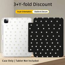 亚克力水晶彩绘平板电脑保护套，带支架，星形图案，兼容三星 A9/A9+/S9/S9FE/A11/A11+/S11/S10 FE/S10 FE+/S10 Lite、A16 2025、Air 11/13、M3 2025、Mini 7 A17、Pro 2024、Air 11/13、M2 2024、Pro 11/13、M4 2024、Pro 12.9、7/8/9 代、10.2、10 代、10.9、Air 4/5/6/7/8、10.9、Pro 11、4/5/6 代、Mini 6、SE 11、荣耀、Matepad SE 11。 - 彩色 - 查看 1