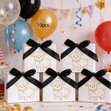 Hộp giấy đựng kẹo, quà tặng tiệc Eid Al-Adha, Eid Mubarak, hộp giấy đựng đồ ăn nhẹ và sô cô la nhỏ. - Xem 25