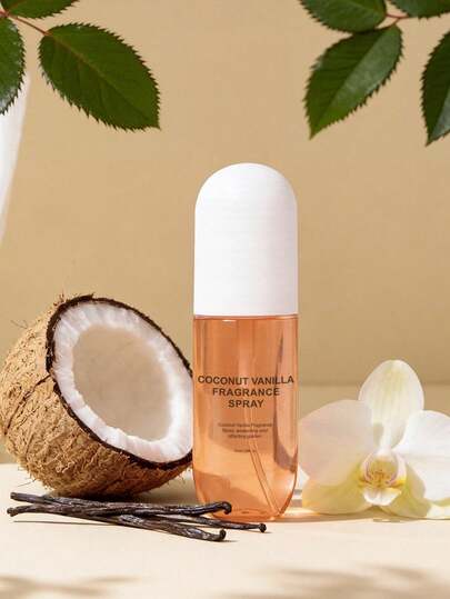 椰子玫瑰香氛喷雾，无酒精配方，持久留香，适合晚间活动、婚礼、斋月礼物、中东文化庆典和约会礼物。