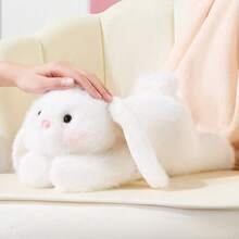 Bộ sưu tập gấu bông Gift Bear và bộ sưu tập thỏ Tanni Rabbit với tư thế nằm thư giãn - Sản phẩm chính hãng, chất liệu nhung mềm mại, thiết kế tư thế nằm thư giãn, gối trang trí để bàn (1 chiếc) - Nhiều màu - Xem 7