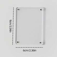 Khung ảnh mini acrylic từ tính, giá đỡ ảnh trong suốt cho ảnh 3 inch và ảnh thẻ Kpop, khung ảnh treo tường tự làm và trang trí nam châm tủ lạnh, giá trưng bày không cần khoan cho nhà và văn phòng. - Nhiều màu - Xem 11