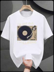 200g% Cotton Printed Short-Sleeve-Shirt, Fashion Casual Summer Wearsummer - 白色 - 查看 7