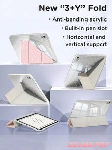 波点图案极简平板电脑保护套，兼容 iPad 9.7/10.2/10.5/10.9/12.9 英寸、iPad Pro 11 英寸、第十代、Galaxy Tab S6 Lite 10.4 英寸、Kindle Paperwhite 第十二代（2024 年款）、Kindle 第十一代（2024 年款），柔软防震保护，智能睡眠/唤醒功能，Y 型折叠支架设计，提供多种观看角度。 - 彩色 - 查看 7