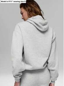 Alo Yoga Accolade Hoodie (Unisex) - 淺灰色 - 查看 2