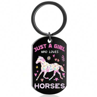 Horse Keychain Gifts For Girls Horse Cute Keychains Accessories For Women Friends Funny Gifts For Horse Lovers Christmas Gift For Girl Stocking Stuffers For Teens Girls