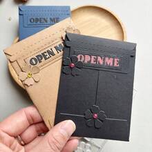 1pc Mini Envelope Metal Cutting Die, Carbon Steel Template For Scrapbooking, Photo Album, Vintage Elegant Embossing Craft Die For Making Cards, Envelopes, Album Cards, Embossed Paper Crafts - A - View 11