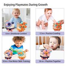 5-In-1 Rotating Snail Scented Toy, Snail Rotating Pinwheel Toy With Mini Fan, Fun Stress Relief Toy - Orange - View 5