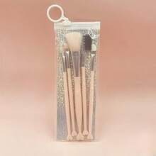 6pcs Makeup Brush Set With Heart-Shaped Handle, Eyeshadow Brush, Loose Powder Brush, Eyeshadow Stick, Eyebrow Comb, Lip Brush, Mother's Day Gift, Gift For Girlfriend - Heart-shaped Handle Brush - View 8