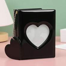 Sổ đựng ảnh Kpop 3 inch, album ảnh mini Kpop hình trái tim rỗng, bìa đựng ảnh nhỏ có gương soi. - Album ảnh 3 inch - Xem 12