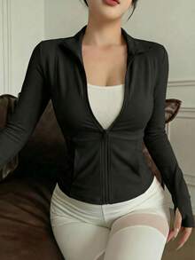 ADD MODA REF ZT010 UV PROTECTIVE JACKET FOR WOMEN - Black - View 3