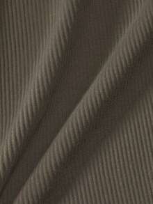 SKIMS  RIBBED SEAMLESS SHORT SLEEVE TOP - Dusty Oak - View 4