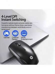 HP Mini Wireless Keyboard And Mouse Combo, Ultra-Thin Quiet, Auto Sleep, For Laptop, Desktop, Home & Office Use - View 8