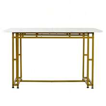 Dining Table & Chair Sets - Golden + MDF - View 7