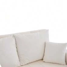 Multifunctional Fabric Sofa, Convertible Sofa Bed, Small Two-Function Living Room Sofa, Removable And Washable Cover, With Storage Bag, Port And Cup Holder. - 米色 - 查看 8
