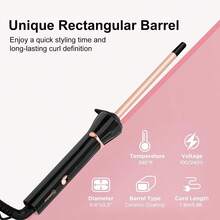 Hatteker 1pc European Plug Mini Air Bangs Curler, Short Hair Curling Iron, 9mm Small Wool Curl - EU C Type Plug(220-240V) - View 5