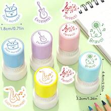 1/5 con dấu giáo viên tiếng Romania, con dấu quà tặng giáo viên, con dấu nhận xét dành cho giáo viên âm nhạc, con dấu lớp học, con dấu giáo viên tựu trường, đồ dùng học tập, đồ dùng học tập - Con dấu của giáo viên dạy nhạc người Romania - Xem 2